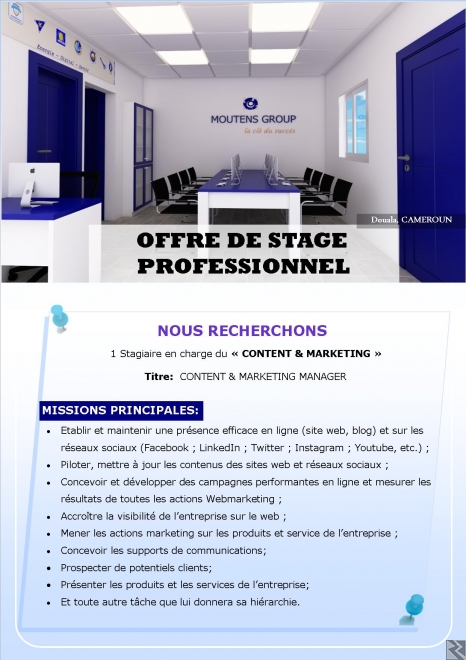 Image principale de Content and Marketing Manager