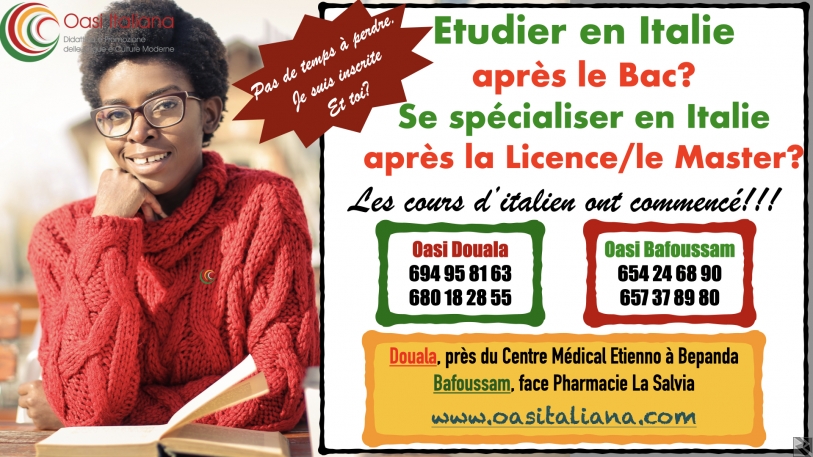 Image principale de Étudier en Italie- Cours à  Bafoussam