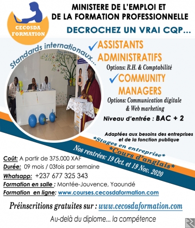 Image principale de Formation community manager-assistan administratif