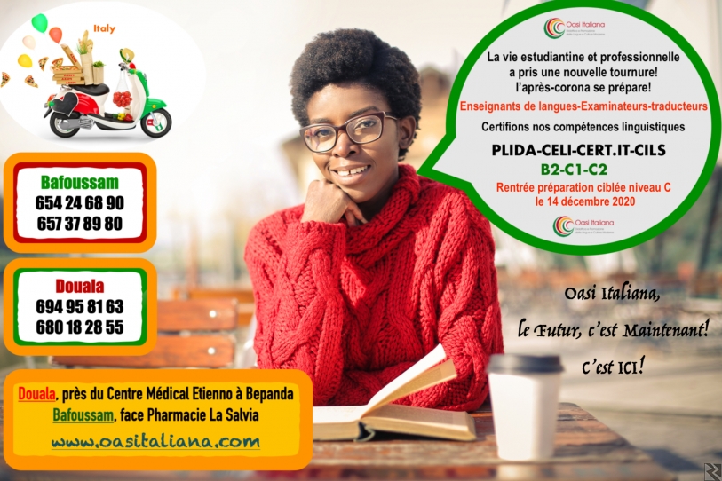 Image principale de Niveau Avancé COURS ITALIEN NIVEAU B2  C1 et C2