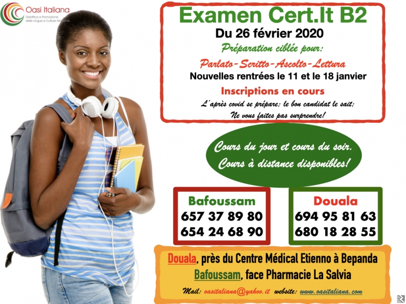 Main image of Cours italien à  Bafoussam et à  Douala