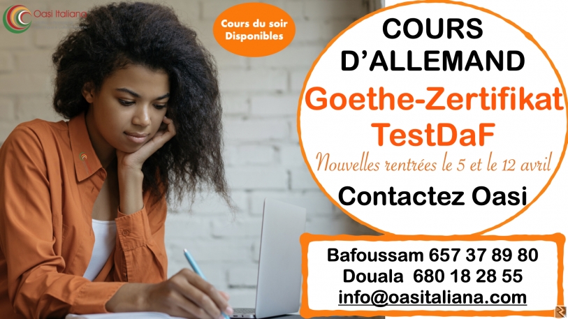 Main image of COURS ALLEMAND A DOUALA ET A BAFOUSSAM