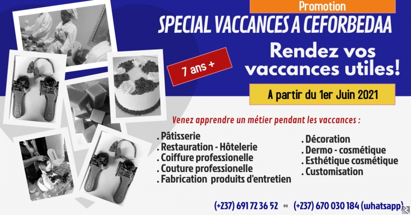 Main image of PROFITEZ DE VOS VACANCES POUR APPRENDRE UN METIER