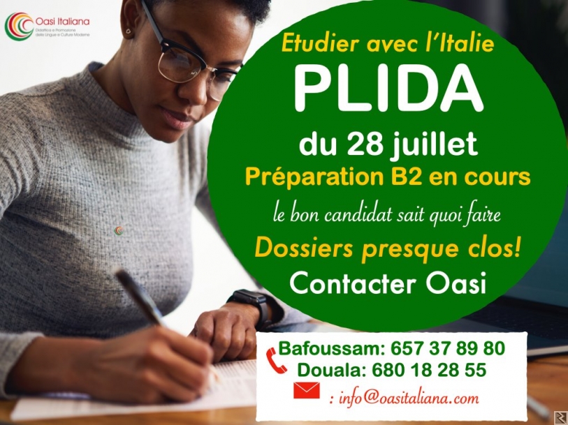 Main image of ETUDIER AVEC ITALIE PLIDA B2