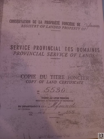 Image principale de Terrain de 571m2 titré a vendre a Ngousso Total