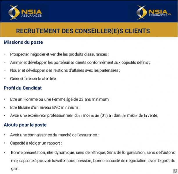 Image principale de Recrutement téléconseillers