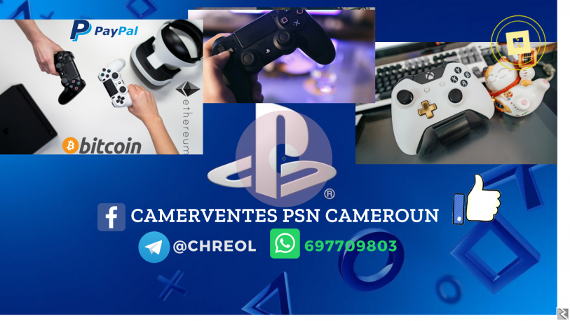 Main image of recharge PSN Au Cameroun achete code psn au Camer