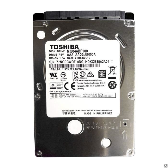 Main image of Disque dur interne neuf 1 Teraoctets HDD SATA