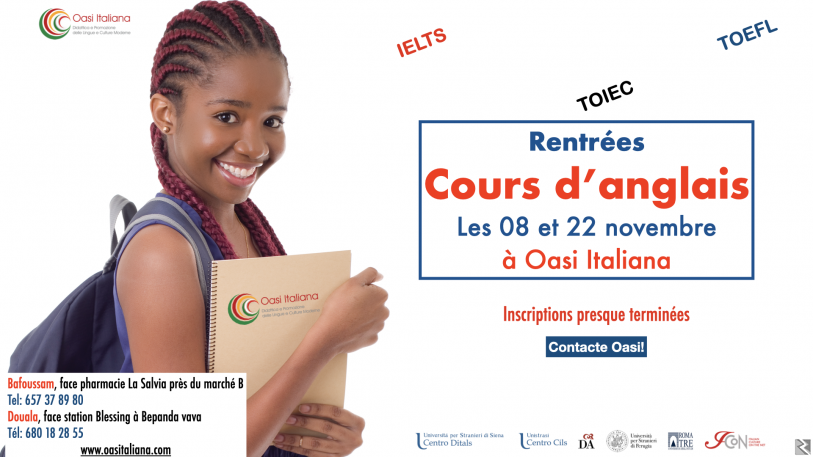 Image principale de COURS ANGLAIS A OASI