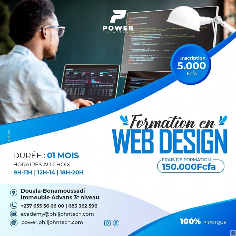 Image principale de FORMATION PRATIQUE EN WEB DESING