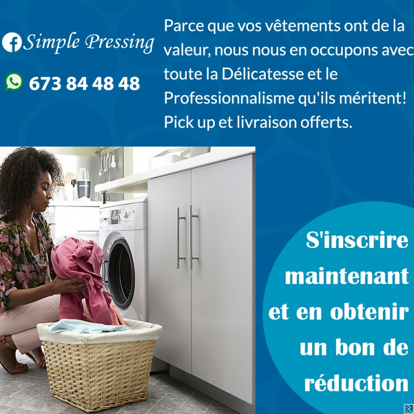 Image principale de Simple Pressing votre linge à  votre porte