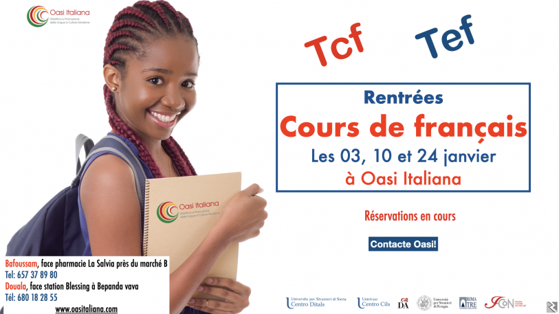 Image principale de COURS DE FRANà‡AIS A OASI
