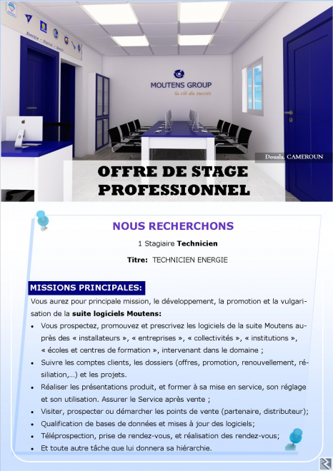 Image principale de STAGE PROFESSIONNEL REMUNERE