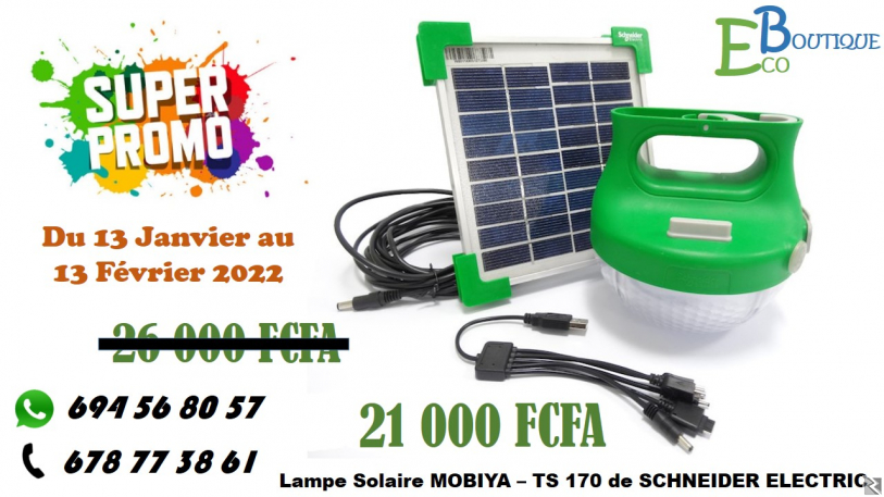 Image principale de Lampe Solaire Mobiya de Schneider Electric