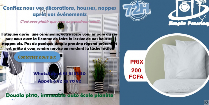 Image principale de confiez nous vos décorations housses nappes