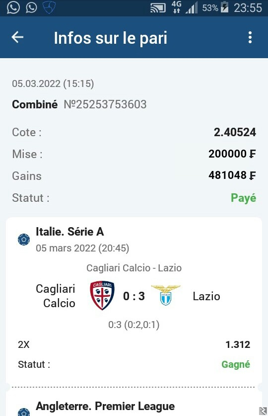 Image principale de Paris sportifs avec 1xbet ou betwinner