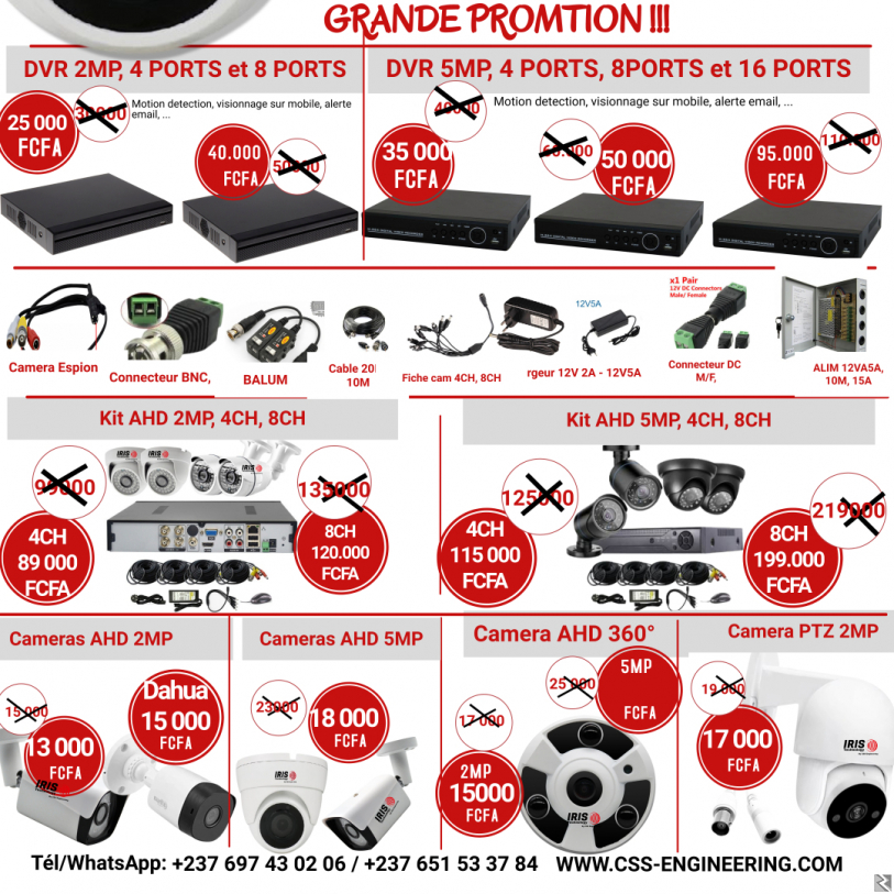 Image principale de CAMERA DE VIDÉOSURVEILLANCE