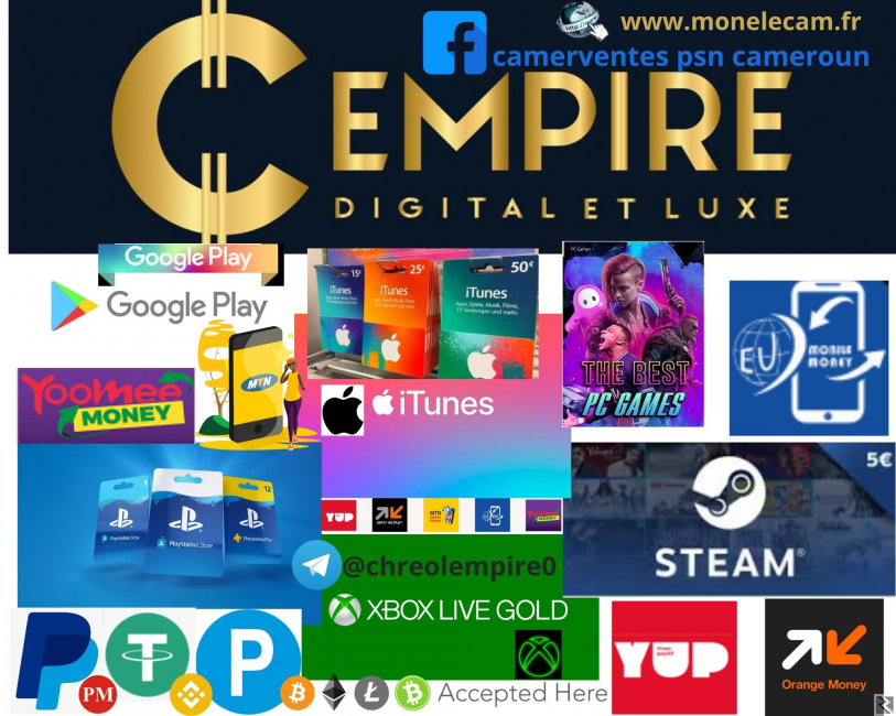 Image principale de CODE PSN NETFLIX GOOGLEPLAY  APPLE STORE YDE