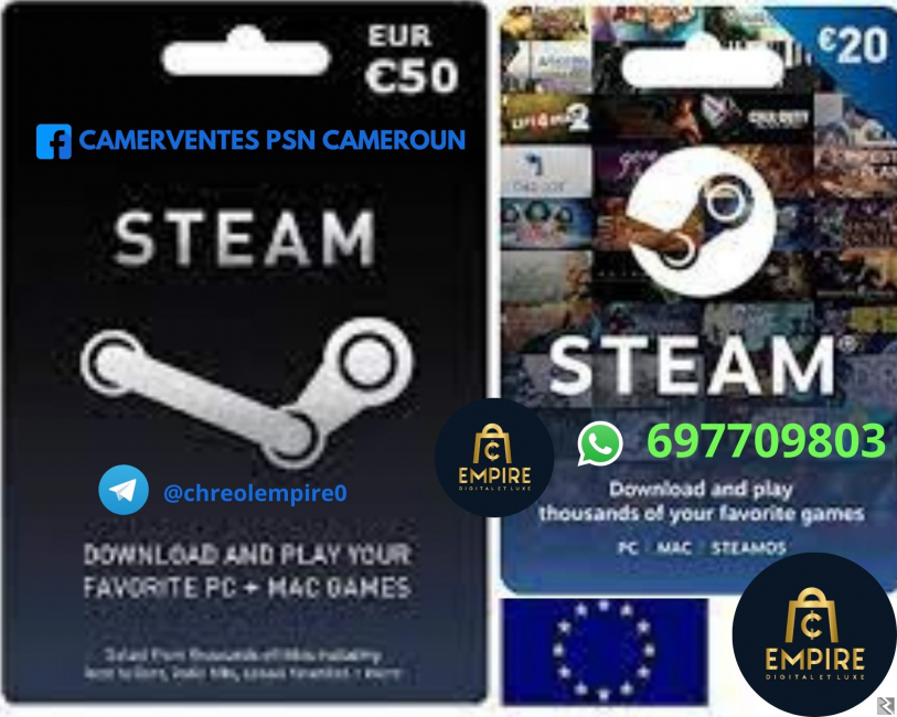 Image principale de recharge PSN Au Cameroun achete code psn au Camer