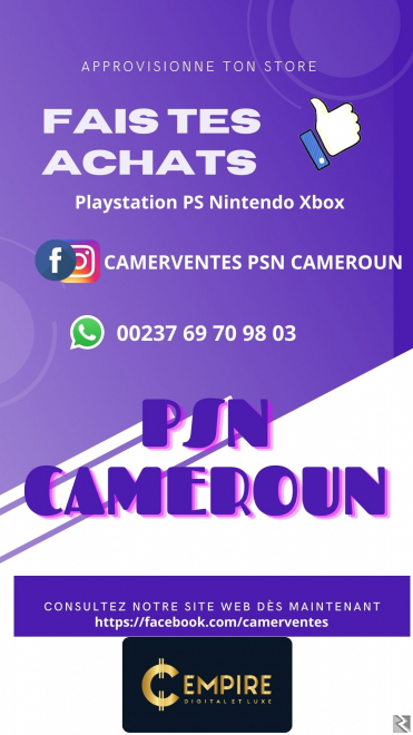 Image principale de Code PSN pour playstation Store chez CHREOL EMPIRE