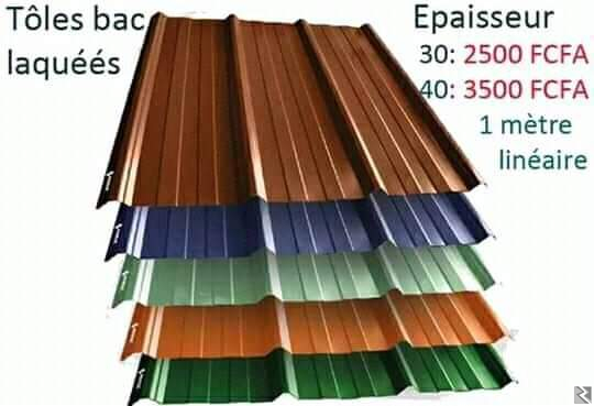 Image principale de vente des tôles et des accessoires