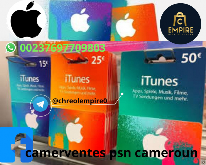 Image principale de Achat de CODE PSN NETFLIX GOOGLEPLAY APPLE STORE