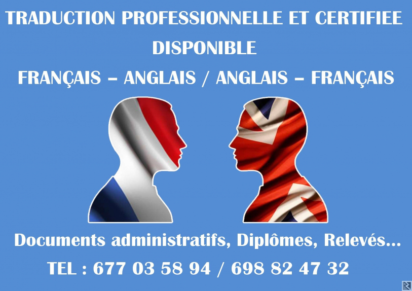 Image principale de TRADUCTION PROFESSIONNELLE ET CERTIFIÉE