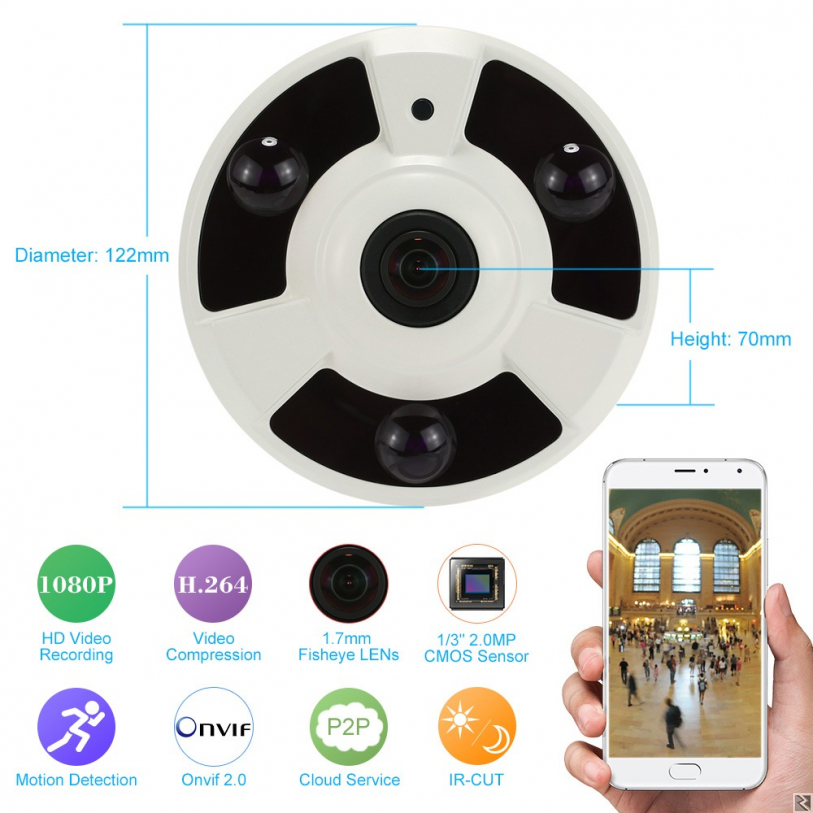 Image principale de CAMERA VUE 360 DEGRE