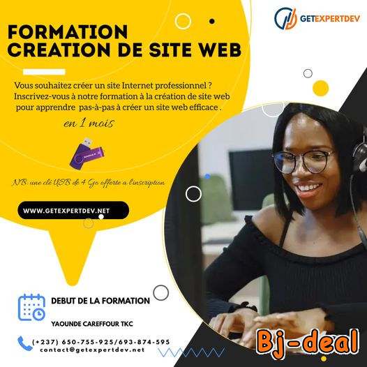 Image principale de FORMATION EN CRÉATION DE SITE WEB