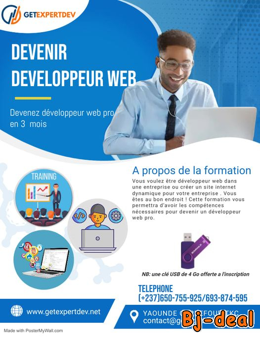 Image principale de FORMATION DEVENIR DEVELOPPEUR WEB