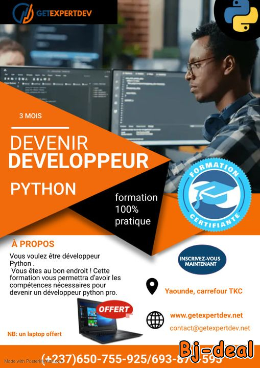 Image principale de PROMOTION FORMATION DEVENIR DEVELOPPEMENT PYTHON