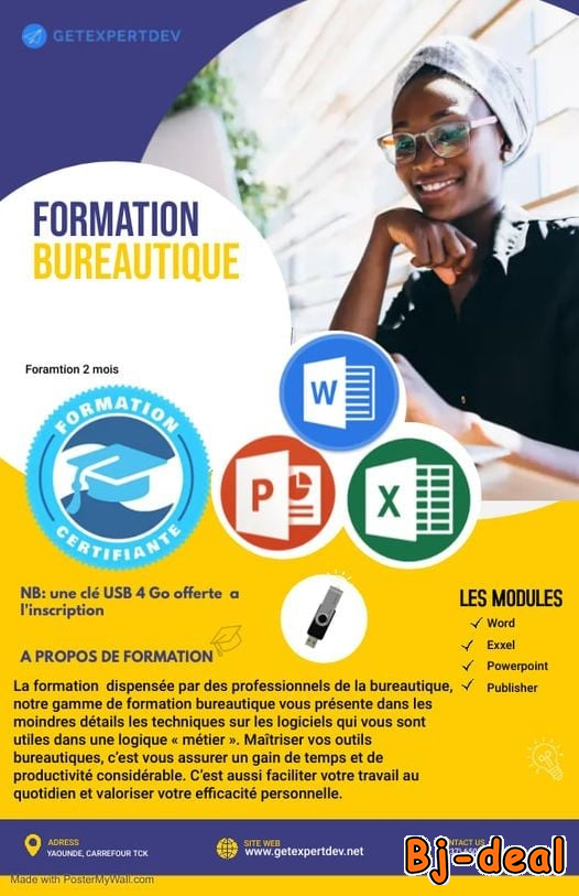Image principale de FORMATION EN BUREAUTIQUE