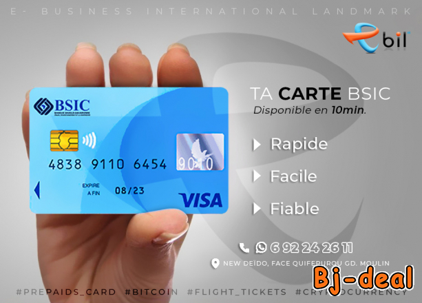 Main image of CARTE VISA PREPAYEE BSIC