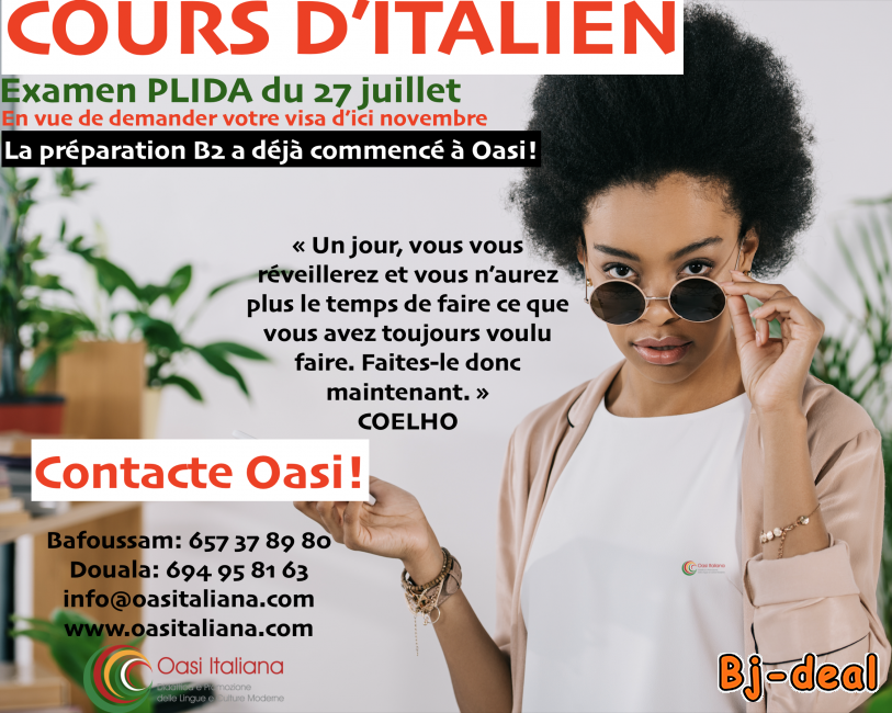 Image principale de COURS ITALIEN EXAMEN PLIDA