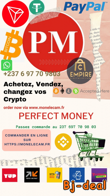 Image principale de Vendeur Perfectmoney bitcoin Payeer USDT