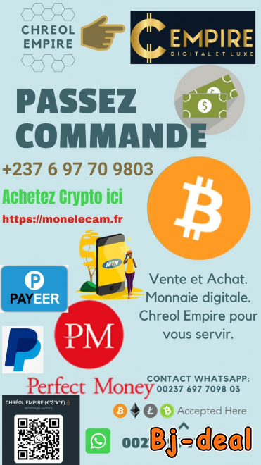 Image principale de Achetez Bitcoin  PErFECTMONEY Au Cameroun Fiable