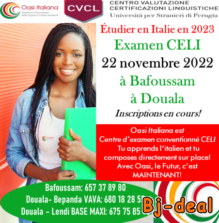 Image principale de 2023 EST MAINTENANT  EXAMEN CELI A OASI