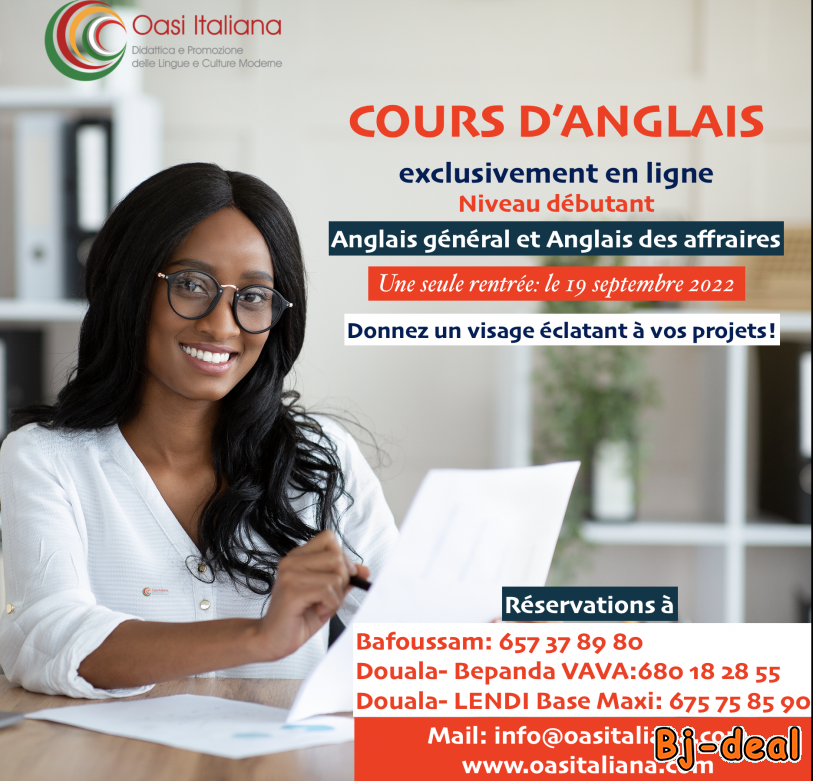 Image principale de COURS ANGLAIS EXCLUSIVEMENT EN LIGNE
