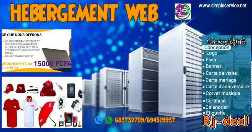 Main image of HEBERGEMENT SITE WEB ET IMPRESSION DE MASSE