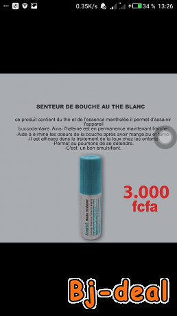 Image principale de Santeur de bouche au Thé blanc  longrich