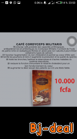 Image principale de Café Cordyceps militaris Longrich