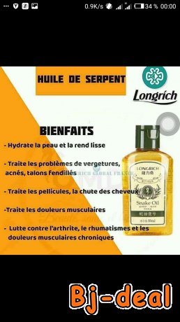 Image principale de Huile de serpent Longrich