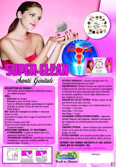 Main image of Ovules naturelles pour le nettoyage de la femme malade ou pas