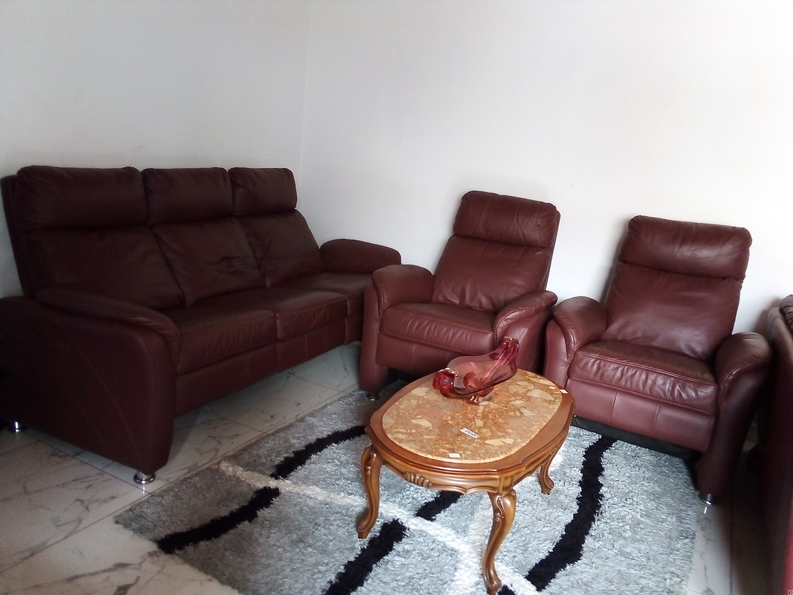 Image principale de Salon en cuir 100 %