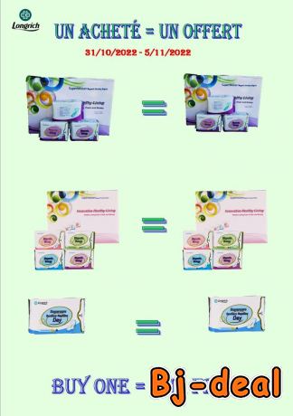 Image principale de SERVIETTE HYGIÉNIQUE LONGRICH