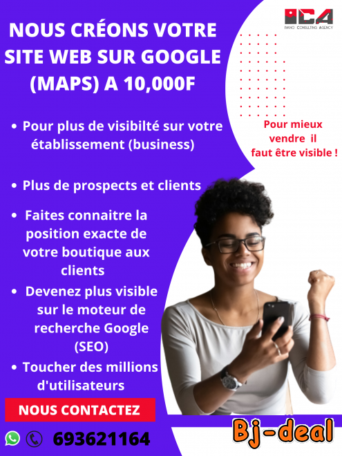 Main image of NOUS CRÉONS VOTRE SITE WEB SUR GOOGLE MAPS