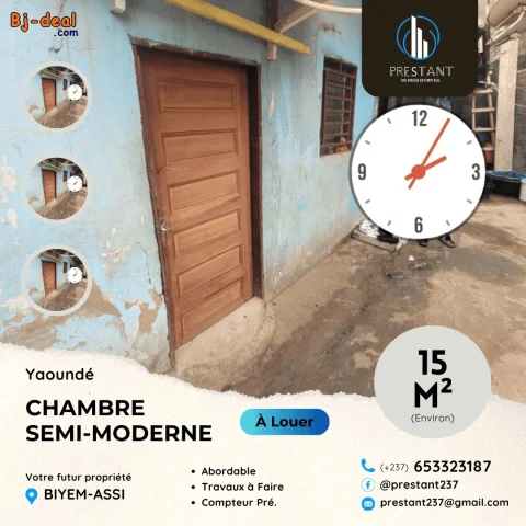 Image principale — Chambre Semi-Moderne à louer à Biyem-Assi