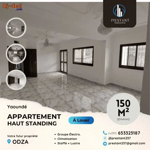 Image principale — Somptueux Appartement Haut Standing Blanc Tout Neuf à louer à Odza