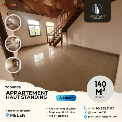 Image principale — Magnifique Appartement Haut Standing à louer pour Bureau ou Habitation à Melen