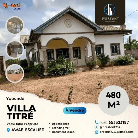 Image principale — Somptueux Villa VIP à vendre sur 480m à Awae Escalier